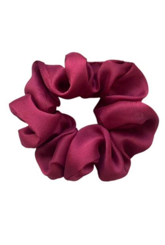 Blush Pink - Large georgette scrunchie