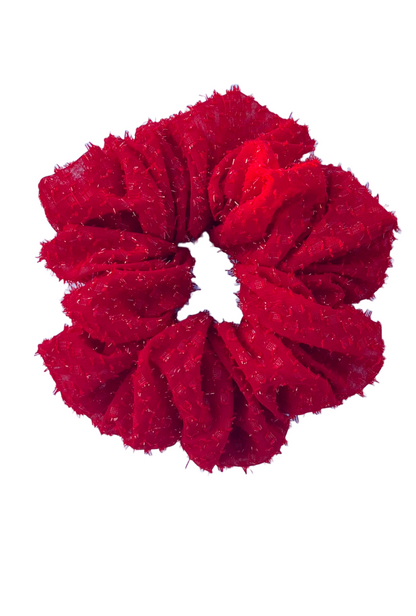 Valentine - Large georgette scrunchie