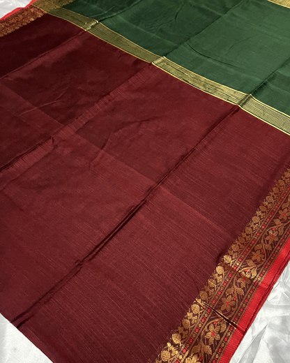 Premium Handloom Kadhi Cotton Saree
