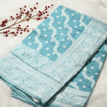 Linen saree