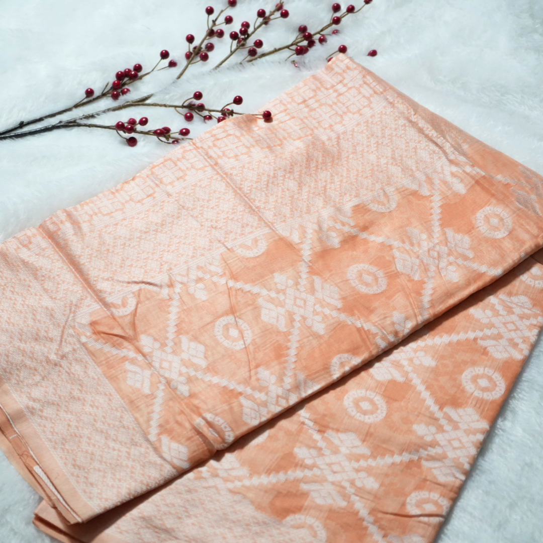 Linen saree