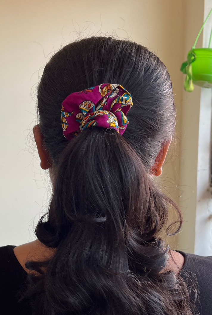 Lady - Regular cotton scrunchie