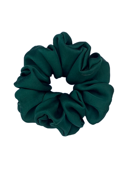 Emerald - Large georgette scrunchie