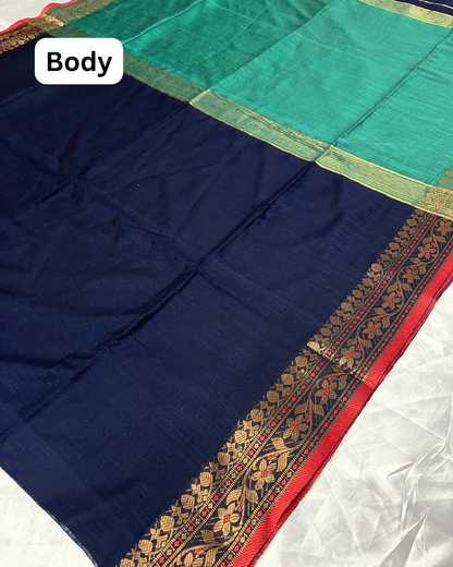 Premium Handloom Kadhi Cotton Saree