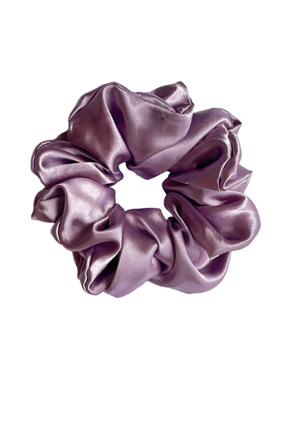 Lavendar - Large satin scrunchie