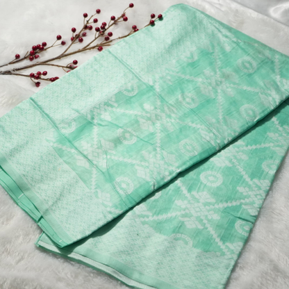 Linen saree