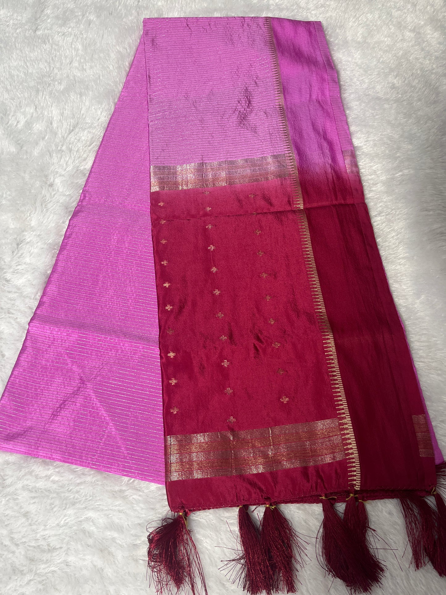 Synthetic silk saree