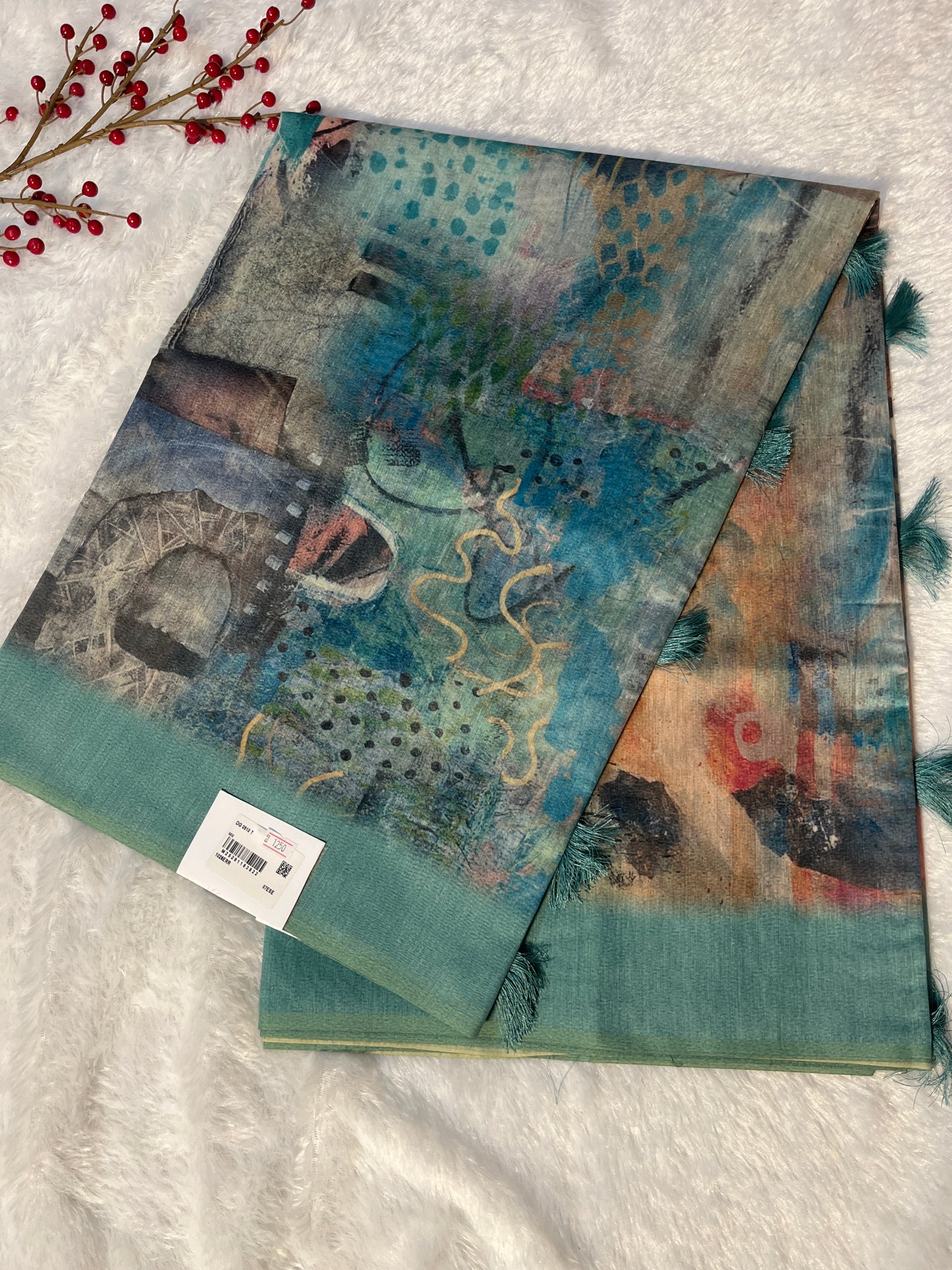 Chanderi cotton saree