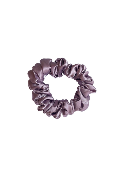 Lavendar - Skinny satin scrunchie