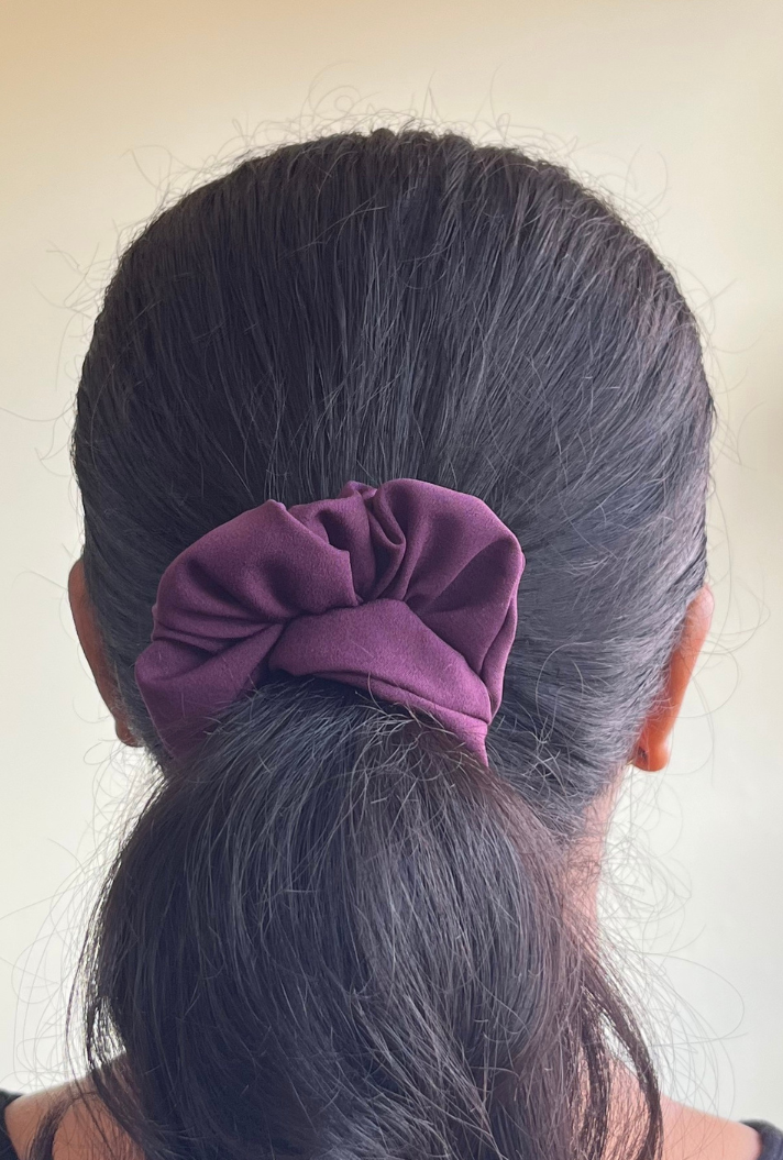 Orchid- Regular georgette scrunchie