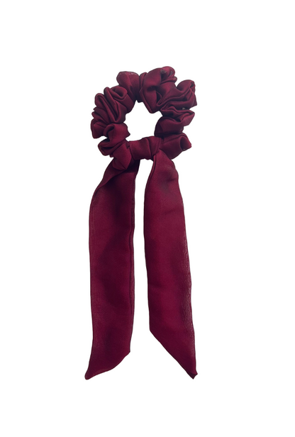 Cherry - Tail Georgette Scrunchie