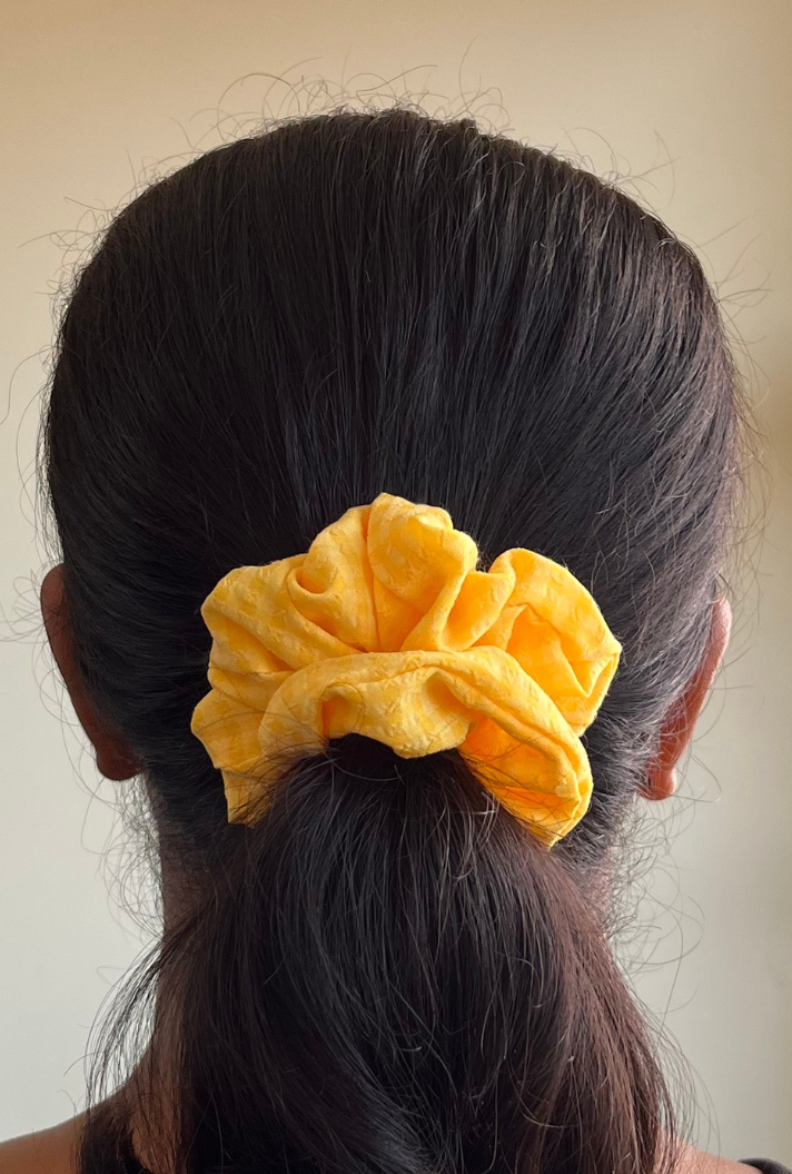 Sunshine - Regular georgette scrunchie