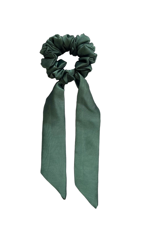 Sea Green - Tail Georgette Scrunchie