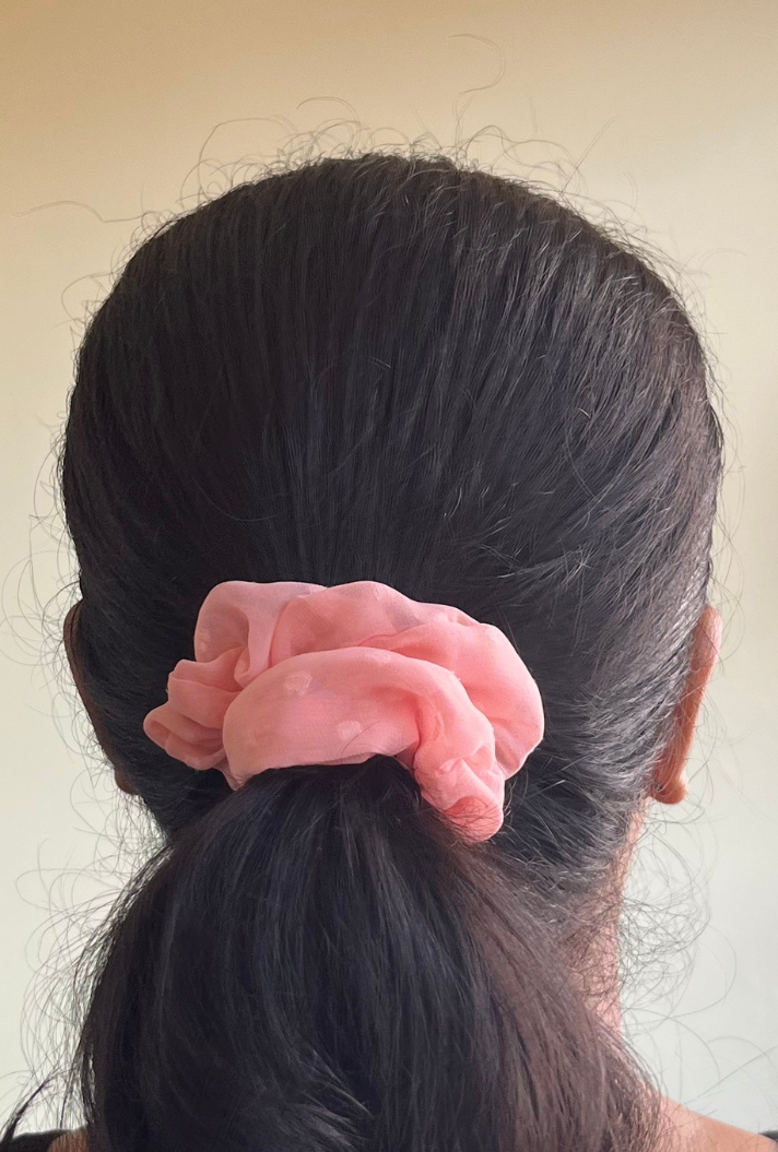 Fairy- Regular georgette scrunchie