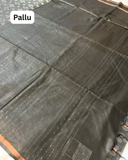 Munga linen silk saree