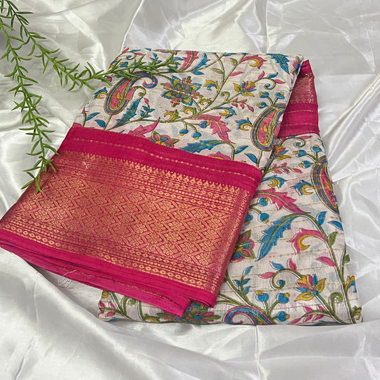 Linen Saree