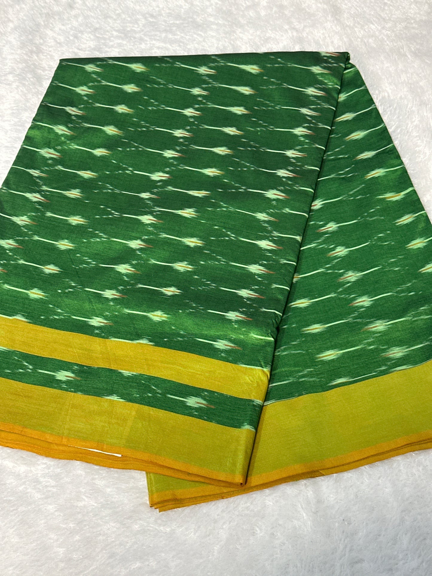 Pochampalli on Pure Mercerized Cotton saree