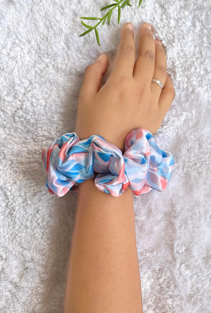 Prism - Large satin scrunchie