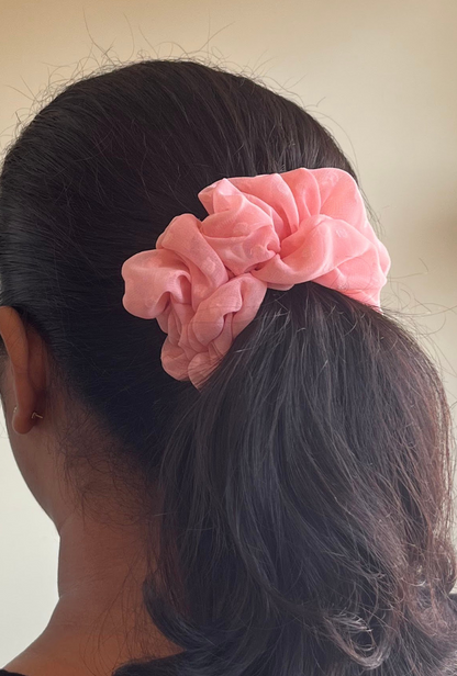 Fairy- Large georgette scrunchie