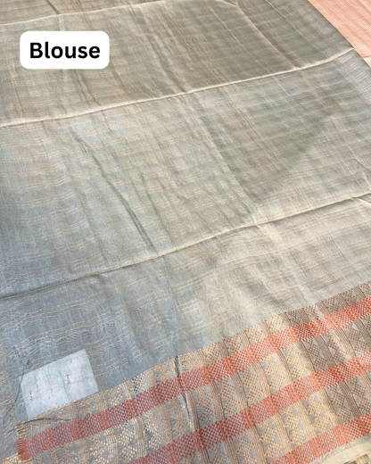 Munga linen silk saree