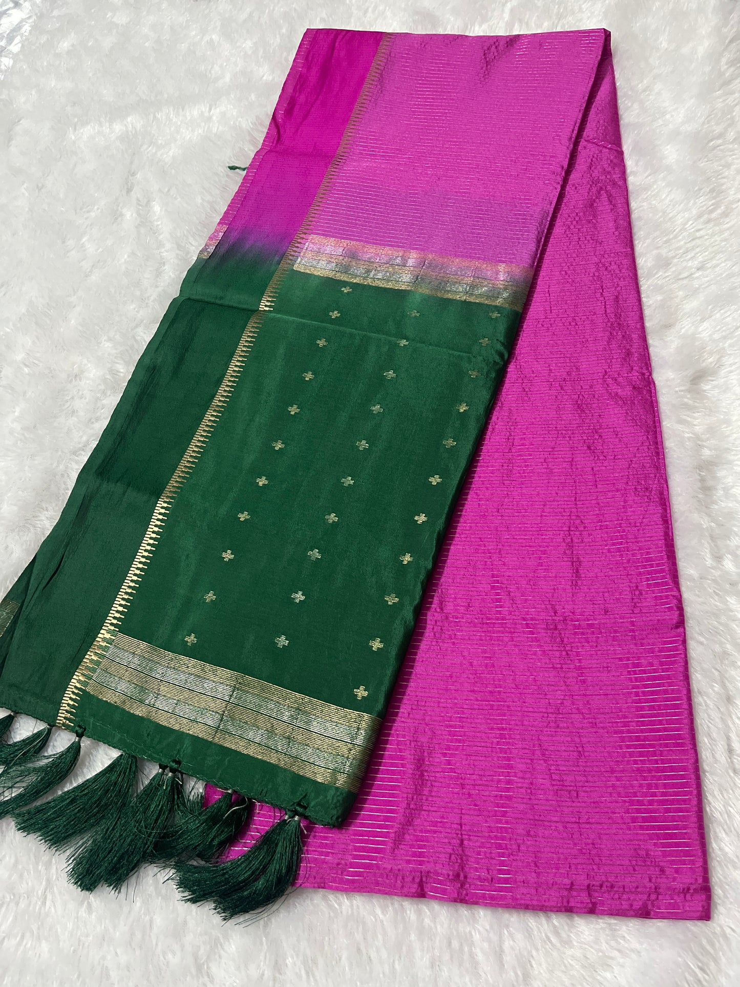 Synthetic silk saree