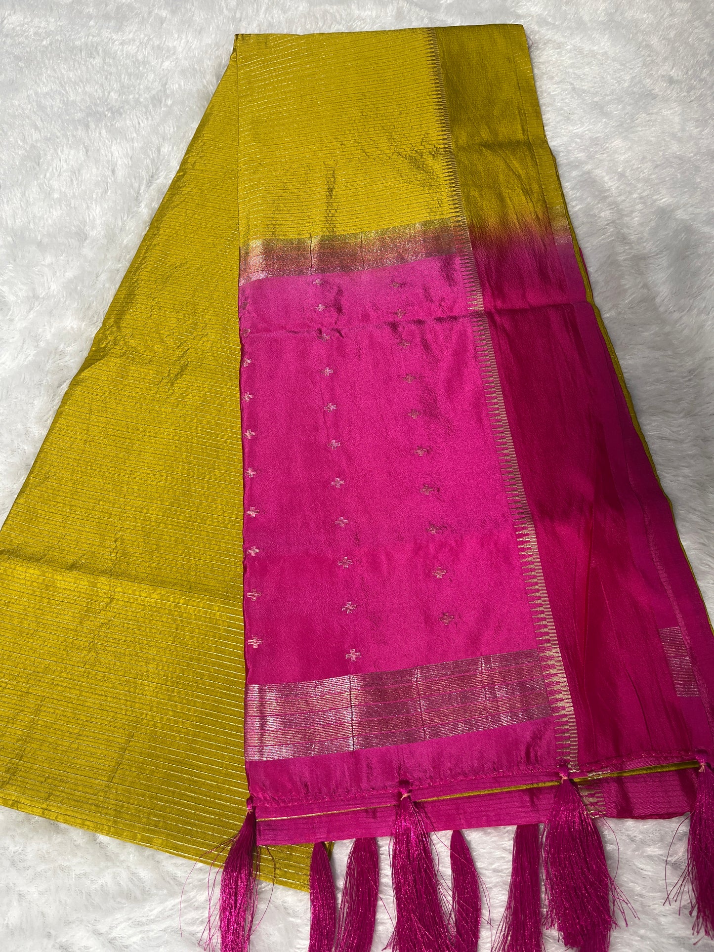 Synthetic silk saree