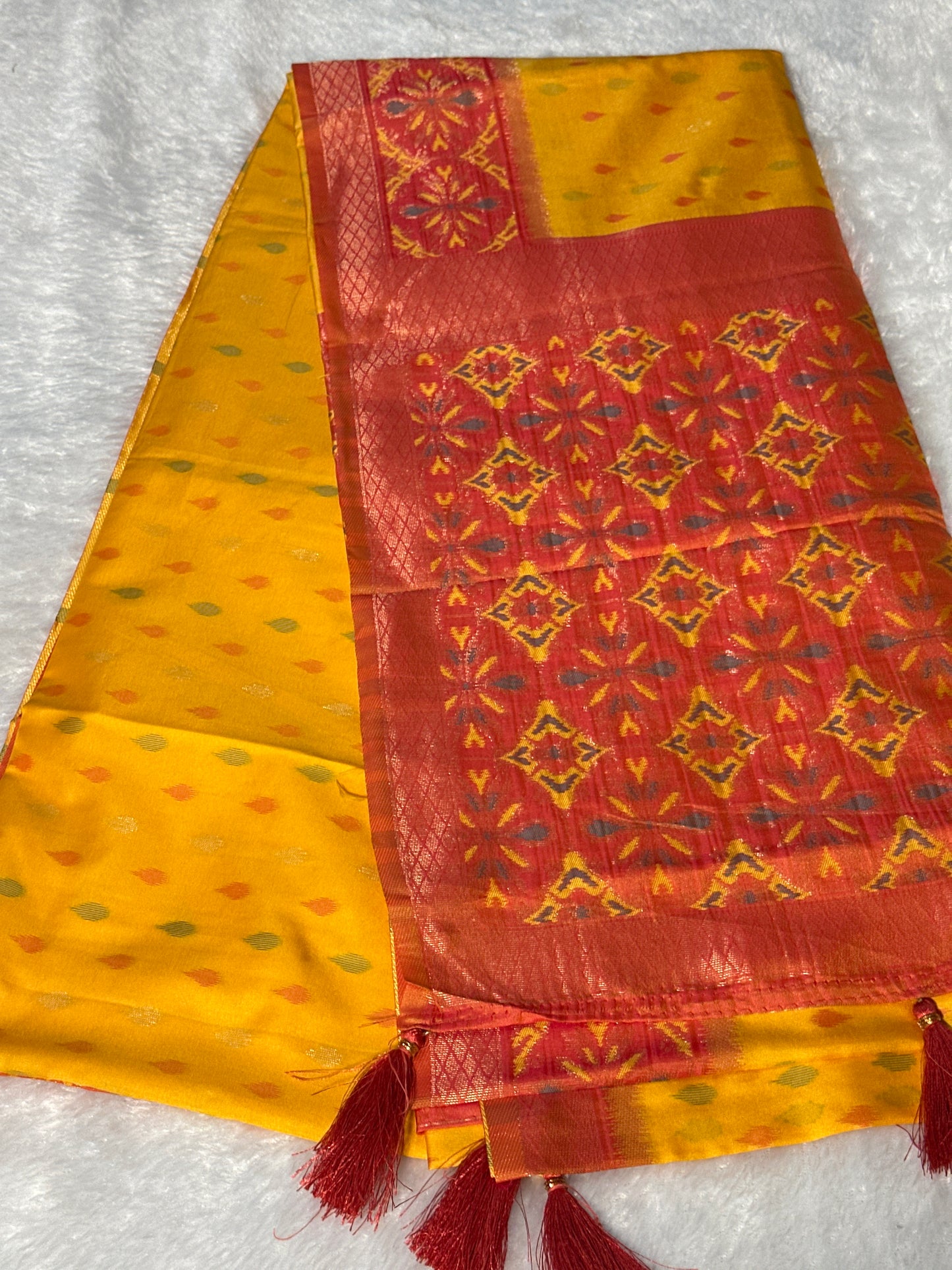 Semi Patola Silk saree