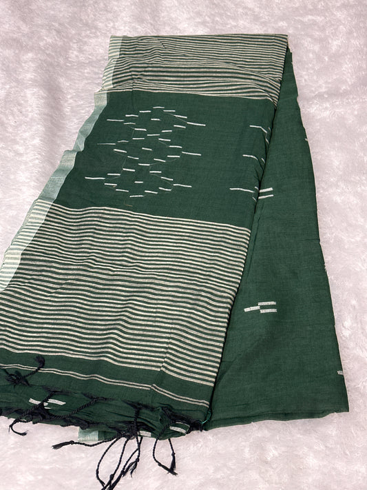 Handloom Bengal cotton saree