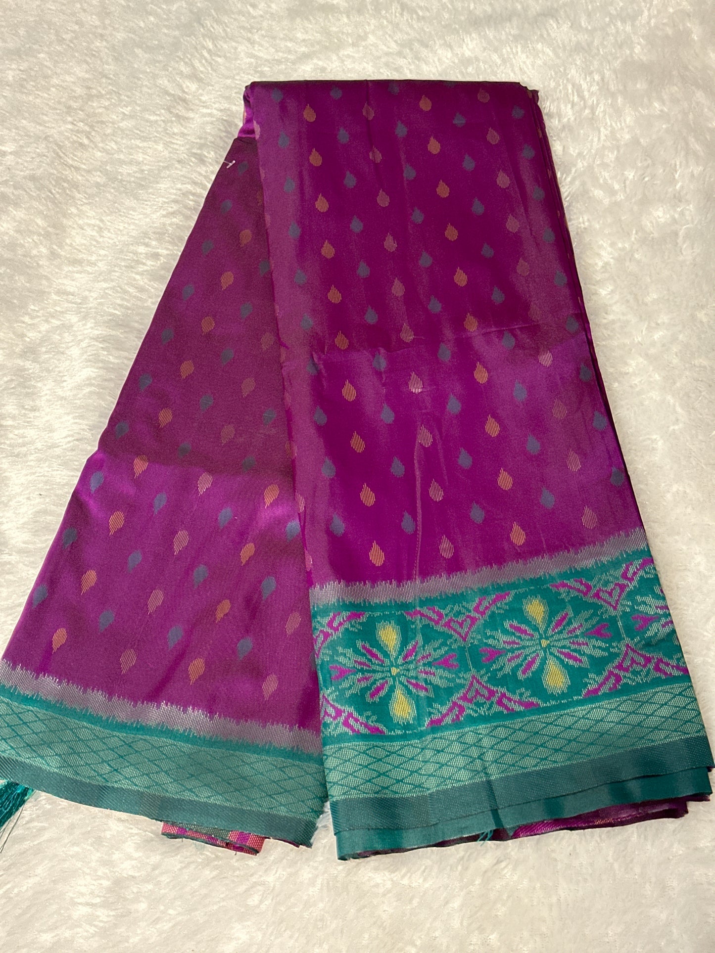Semi Patola Silk saree