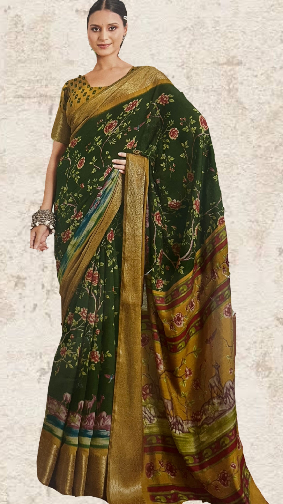 Handloom cotton saree