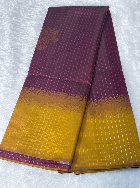 Kanjivaram Semi Silk saree