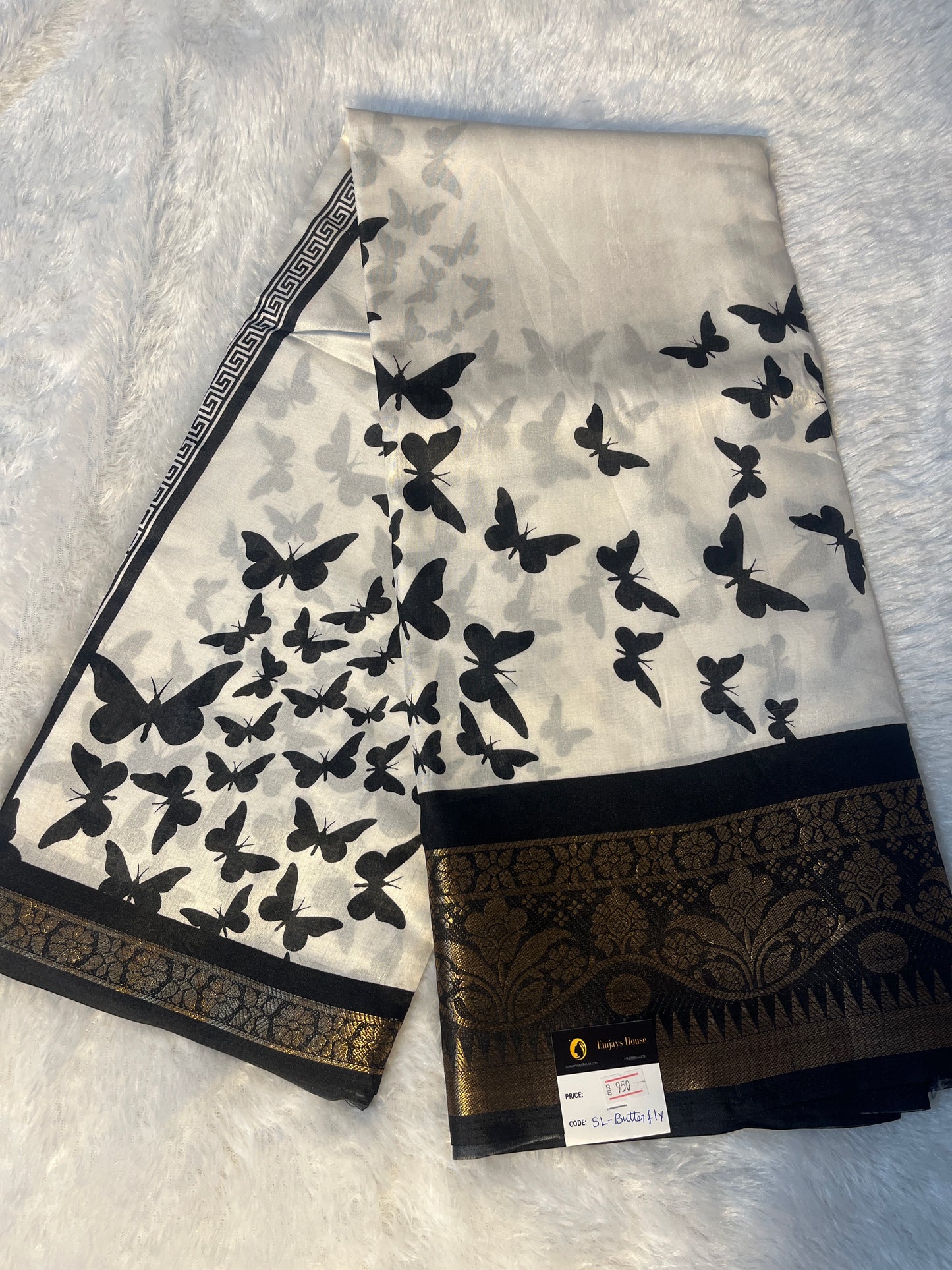 Synthetic silk saree