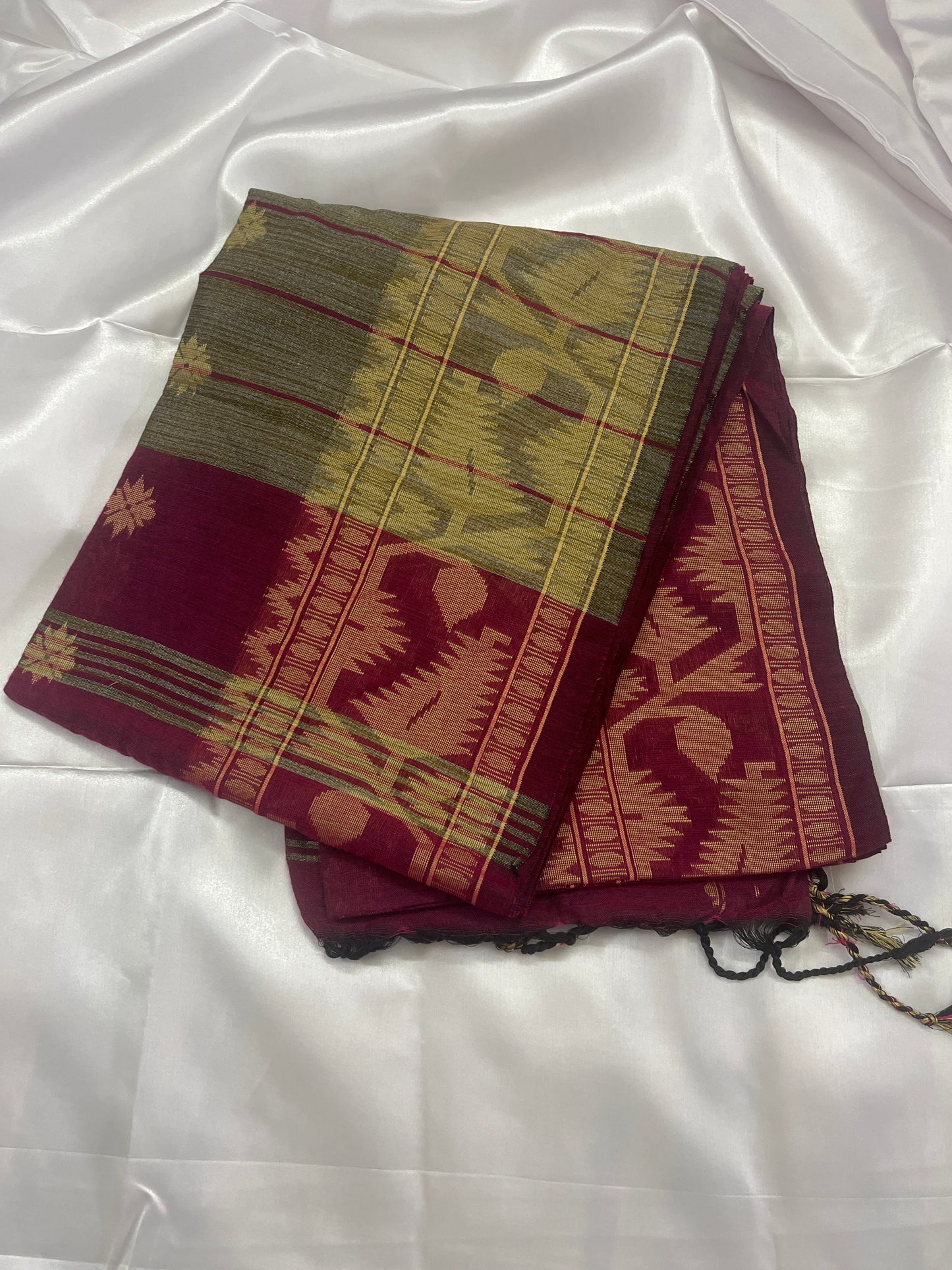 Khadi cotton saree