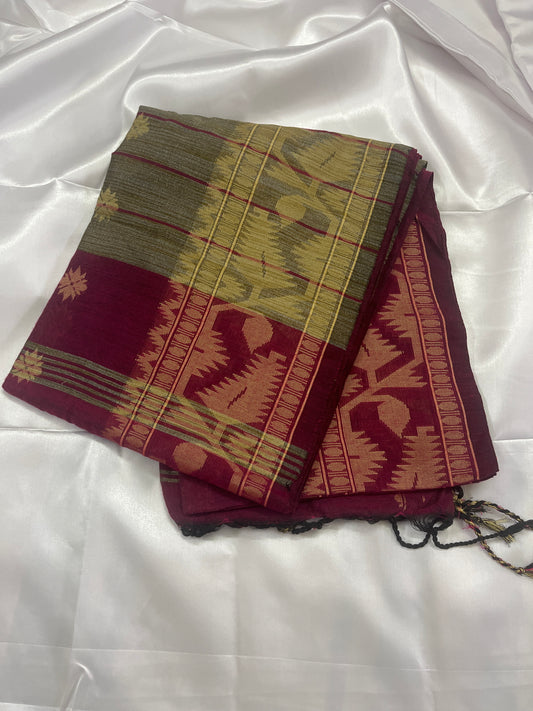 Khadi cotton saree