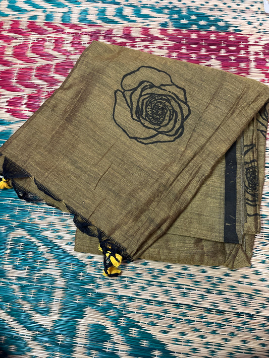 Khadi cotton saree