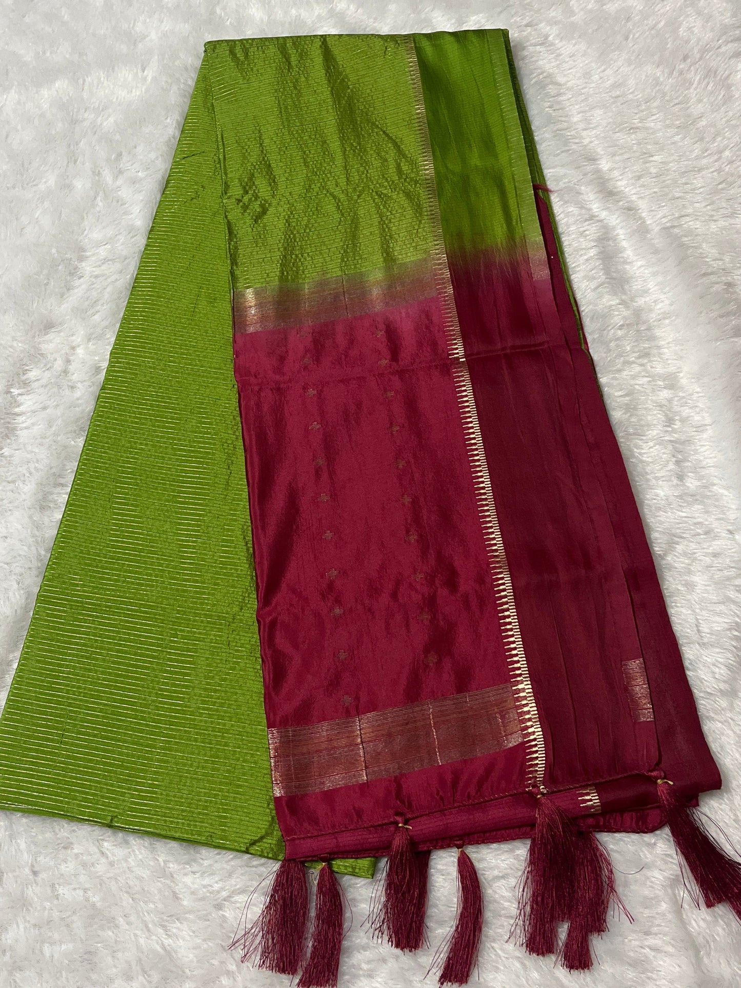 Synthetic silk saree