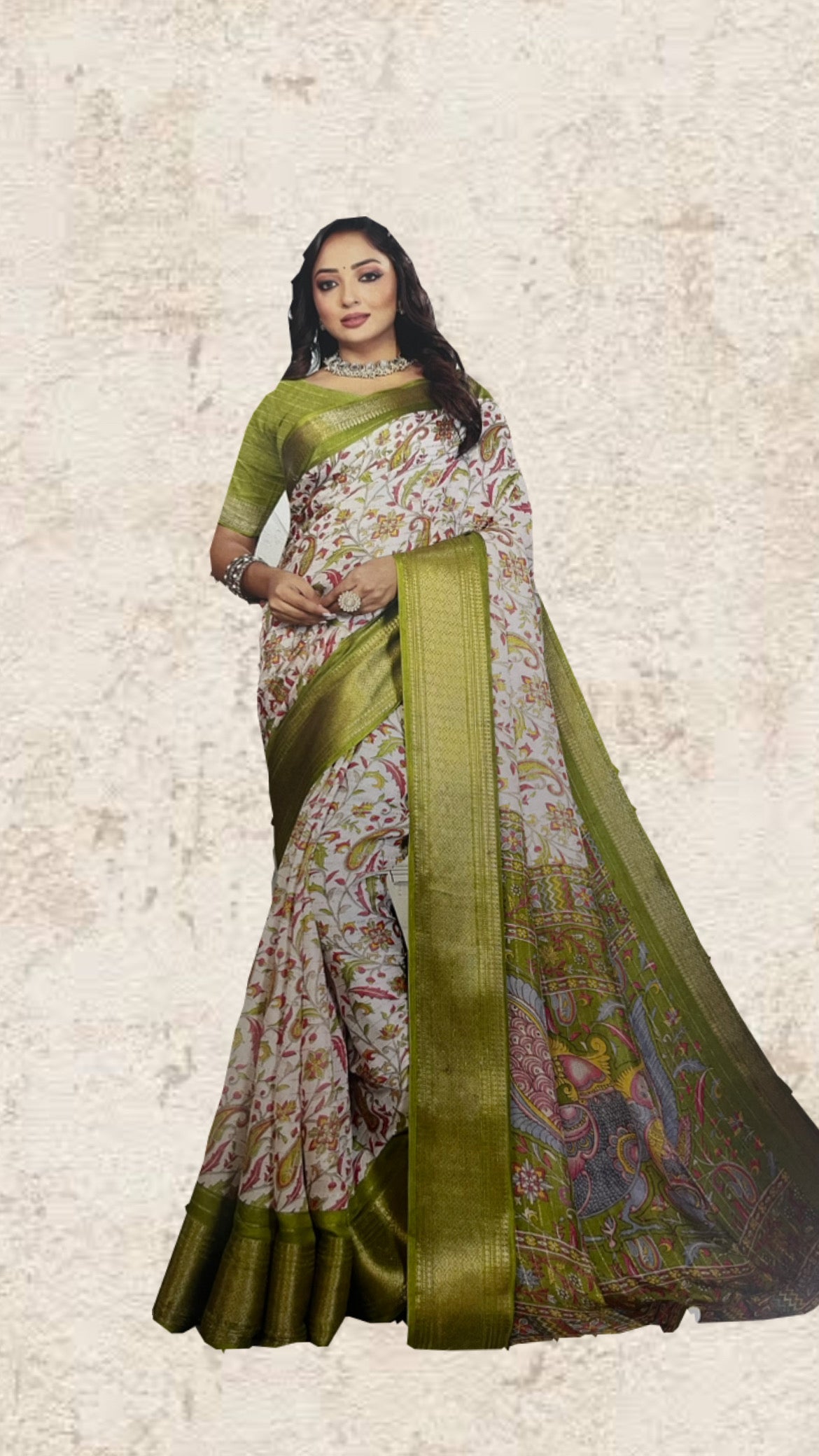Linen Saree