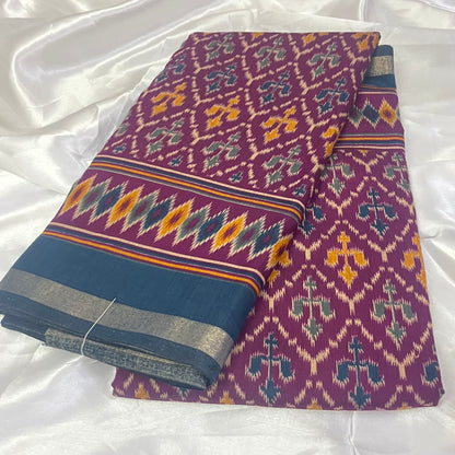 Ikkat Print Saree