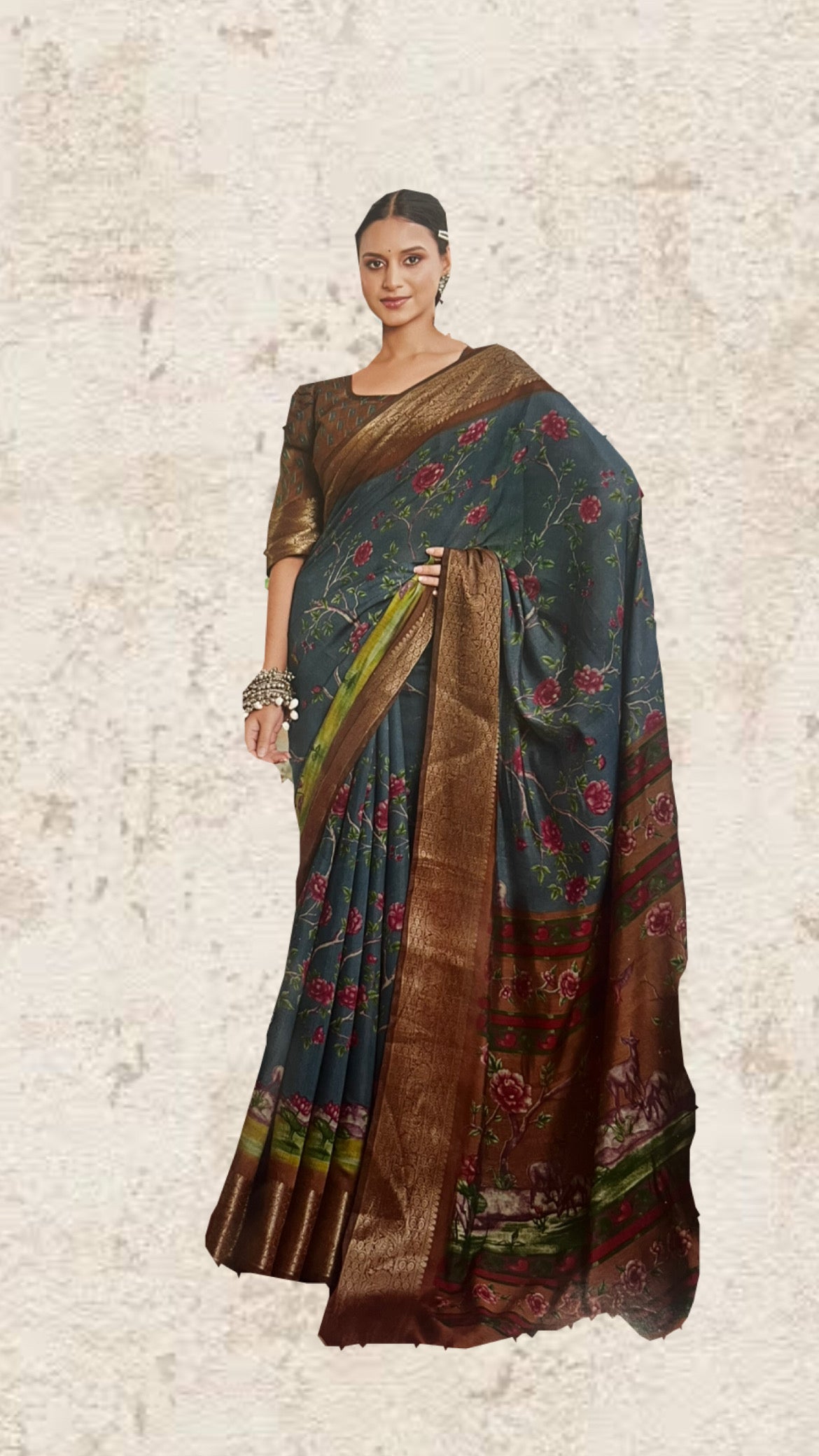 Handloom cotton saree
