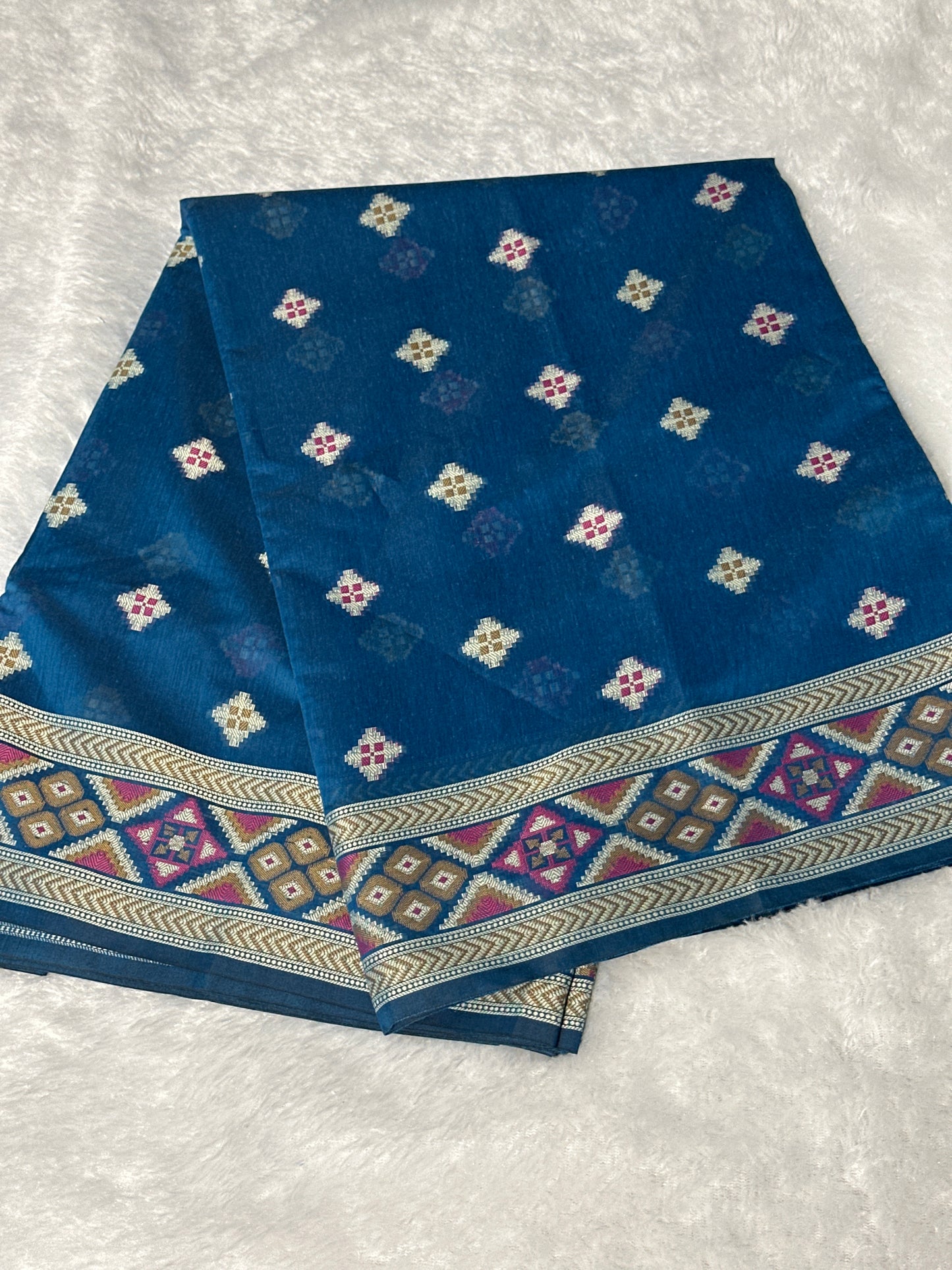 Pure Cotton embroidered saree