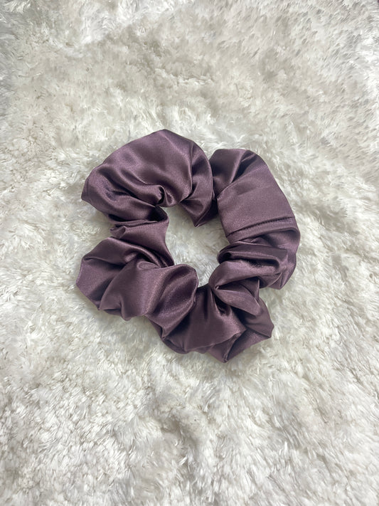 Tyrion violet regular satin scrunchie