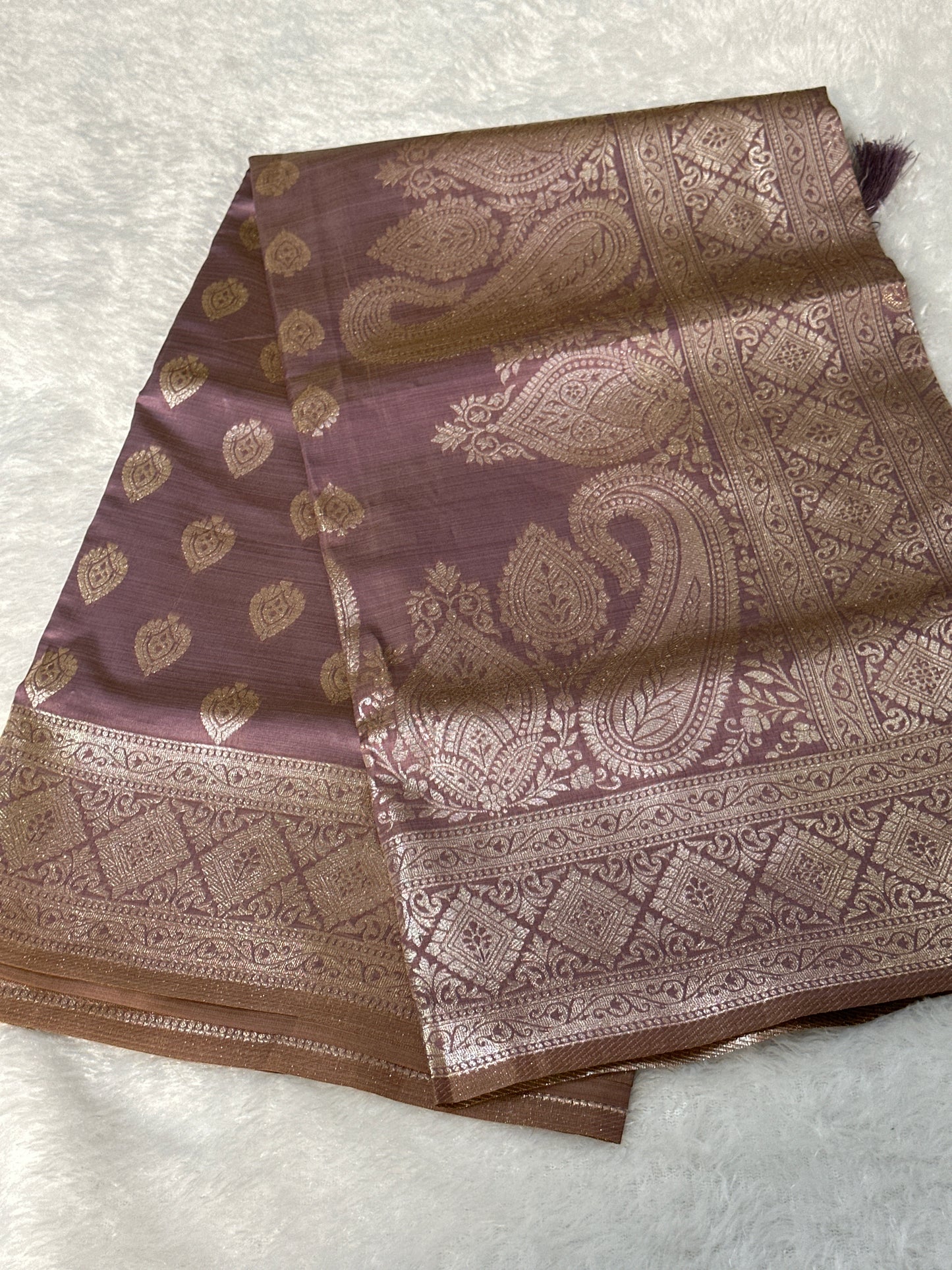 Bambu Silk Zari saree