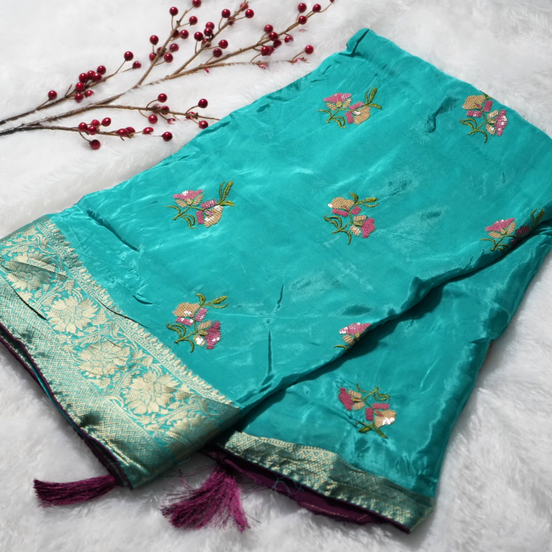 Gajji silk saree