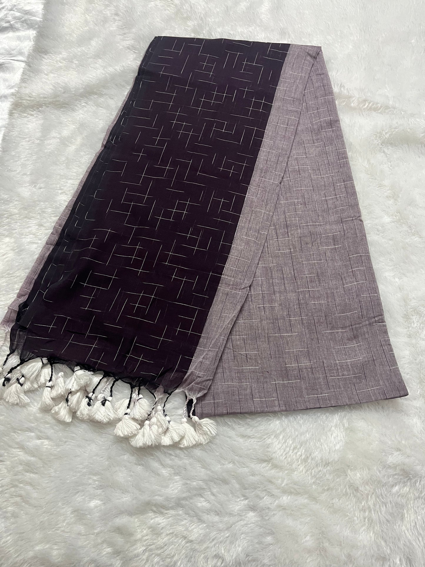 Mul cotton saree