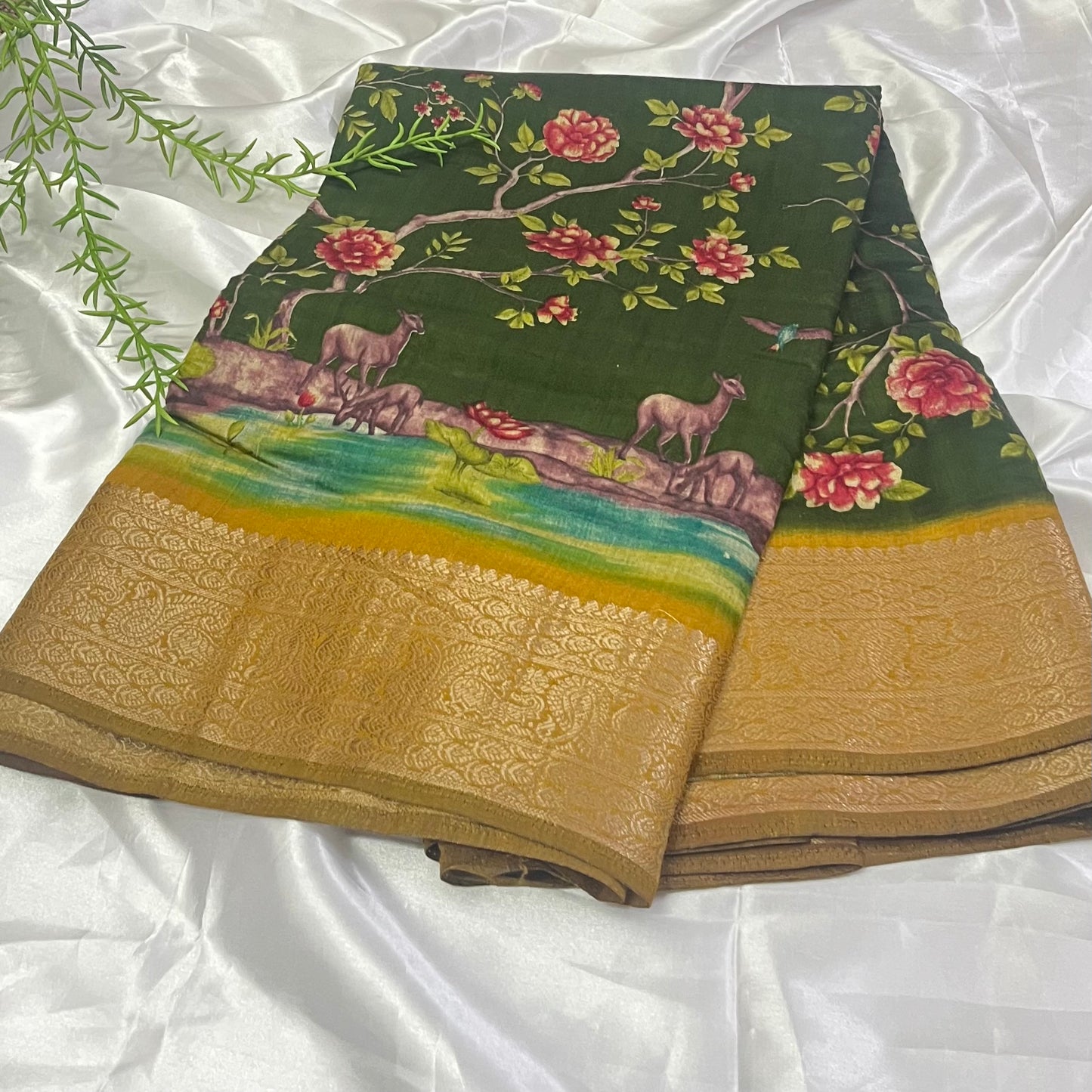Handloom cotton saree