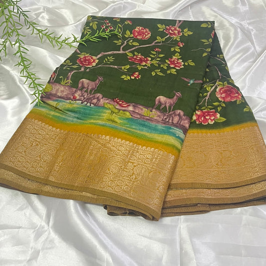 Handloom cotton saree