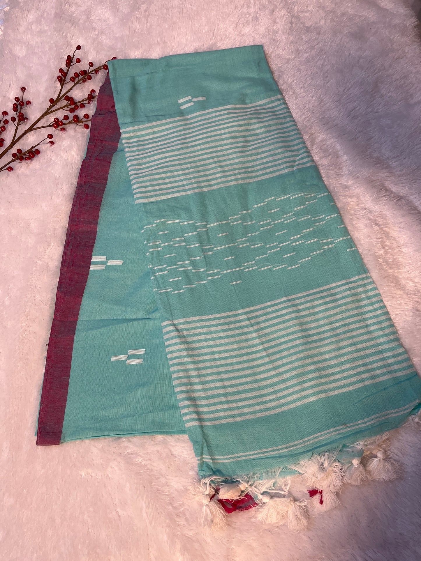 Handloom Bengal cotton saree