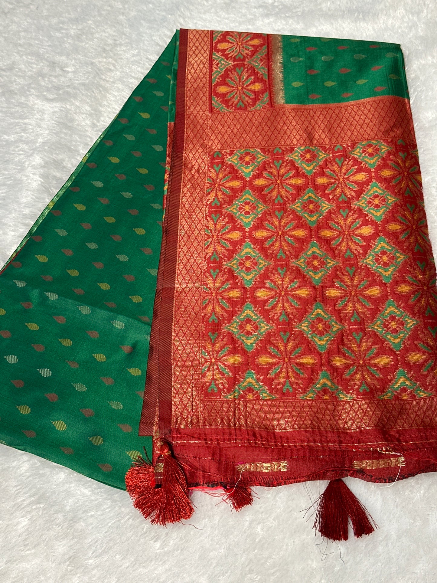 Semi Patola Silk saree
