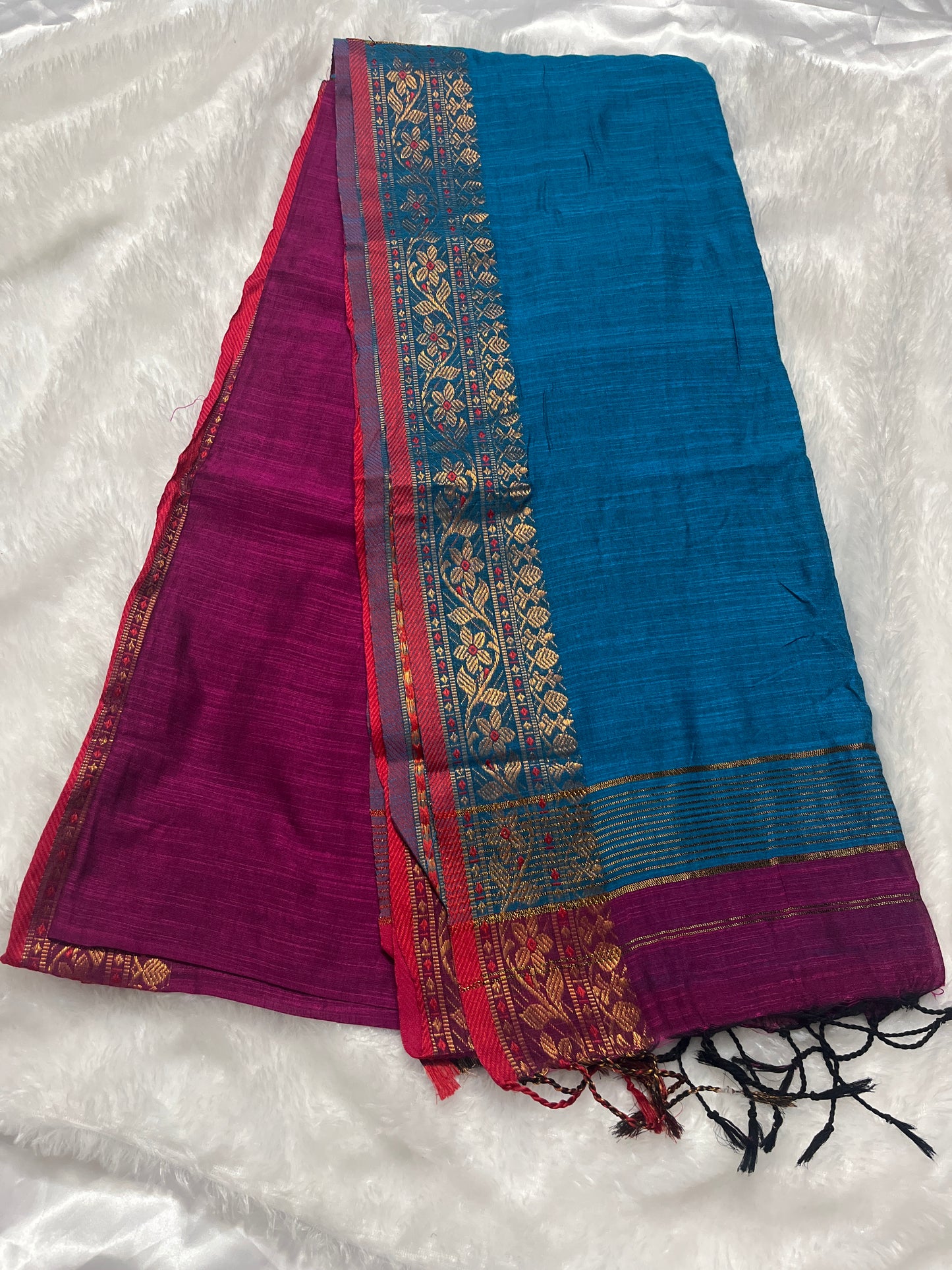 Premium Handloom Kadhi cotton saree