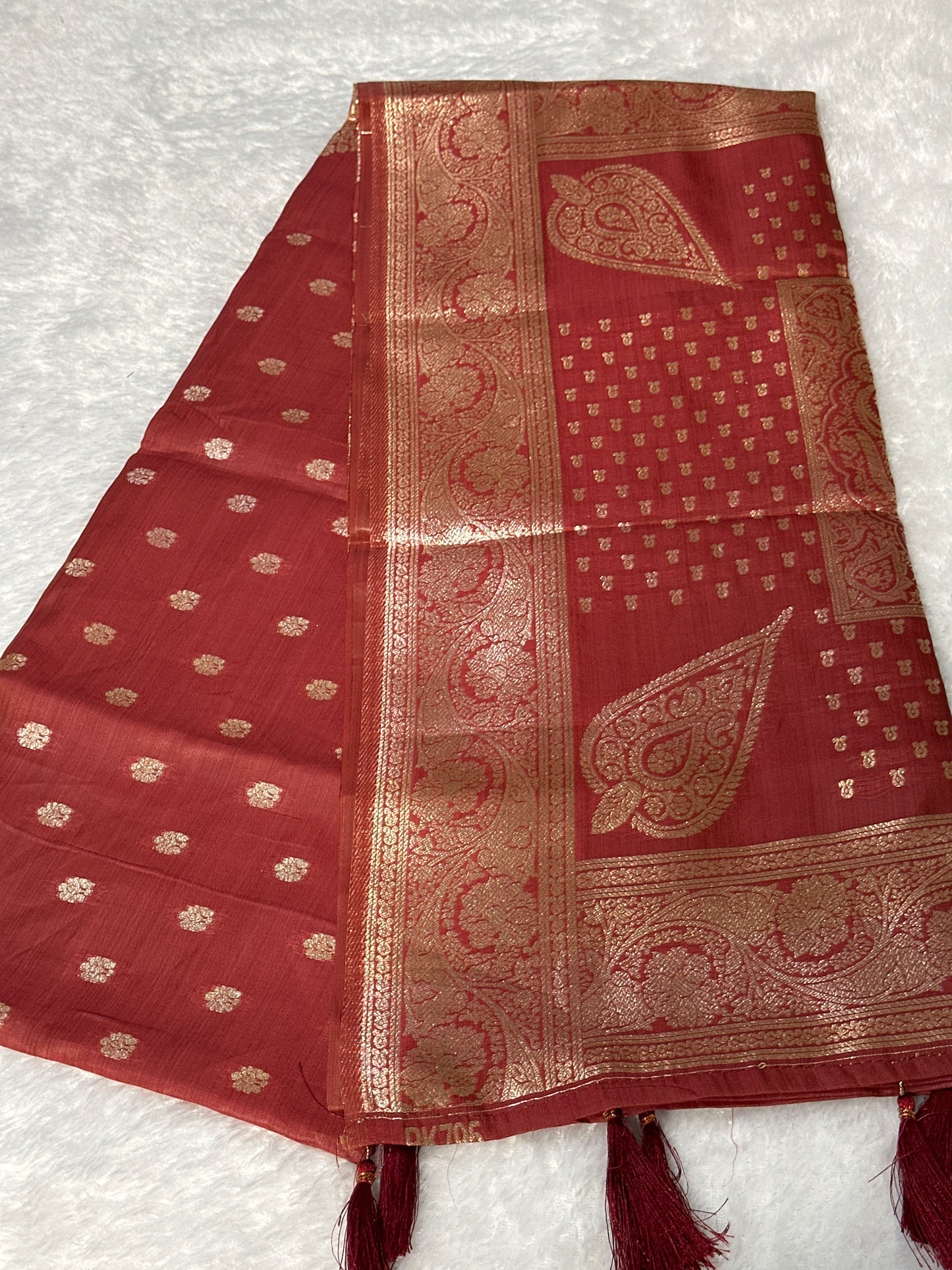 Bambu Silk Zari saree